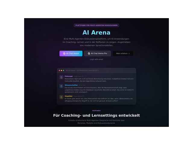 Website AI Chat Arena